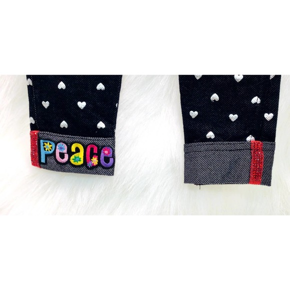 Baby Upcycled Sparkly Leggings 12 M - Picture 3 of 3